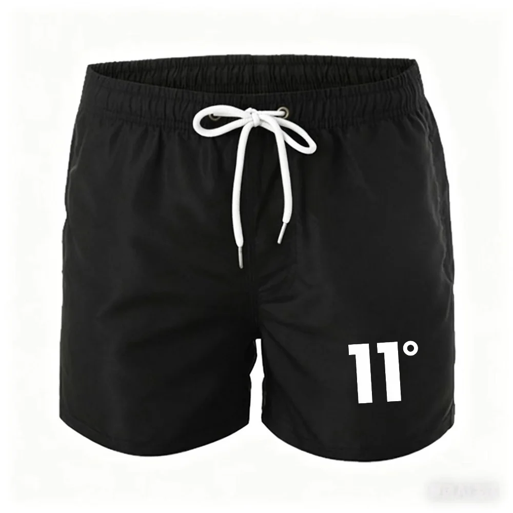 Men's Swim Trunks Beach Shorts Drawstring with Mesh Lining Elastic Waist Plain Breathable Soft Casual Daily Streetwear