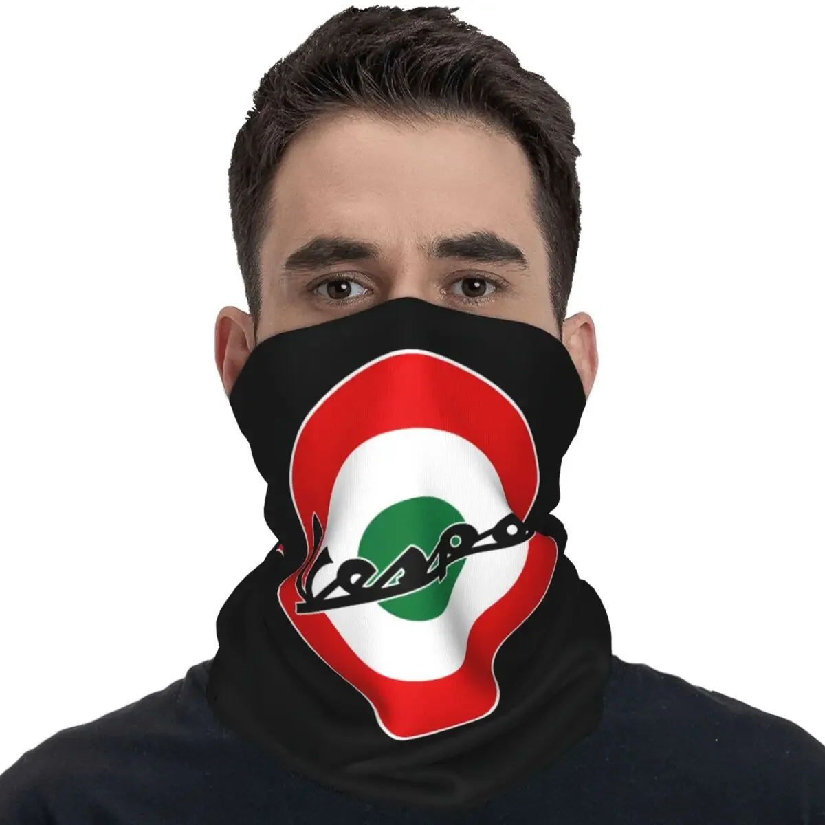 Outdoor Sports Balaclava Vespas Motor Cycling Mask Neck Cover Motorcycle Face Cover Mask Running Travel Windproof Scarf Bandana