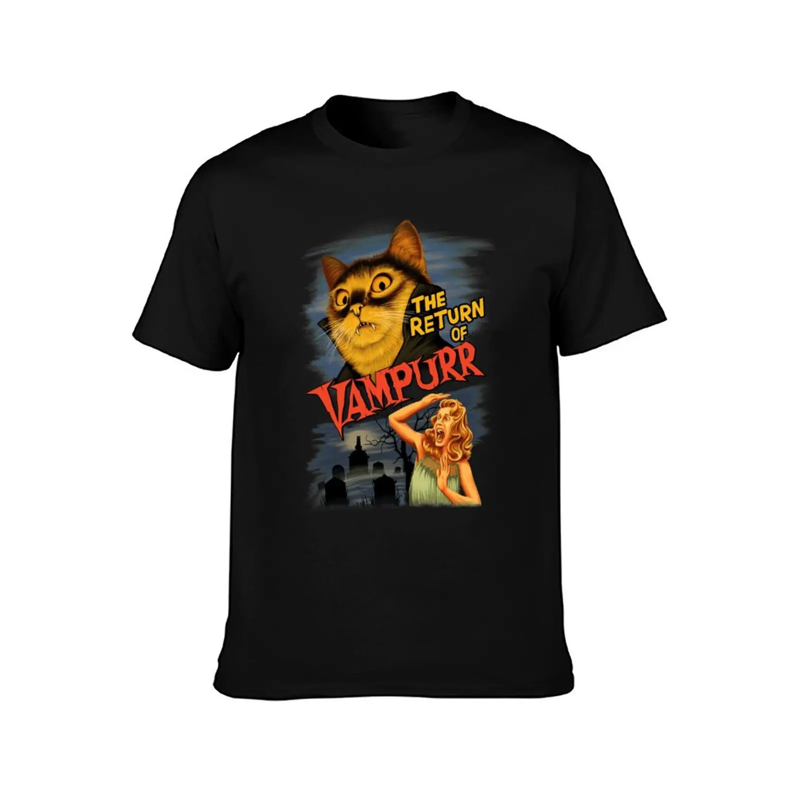 Vampurr T-Shirt Fashion Simple Casual Tee Shirt T-Shirt