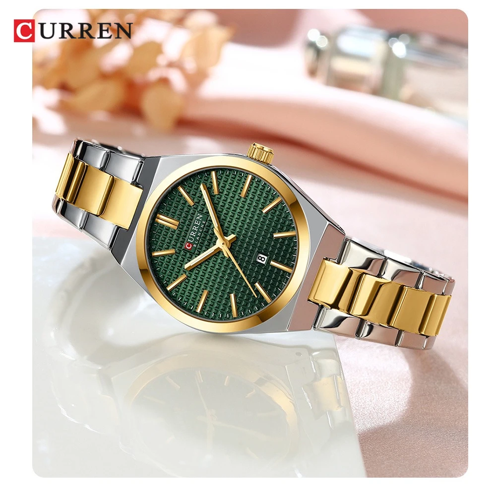 

Curren 8439 Fashion Leisure Womens Watch Luxury Steel Belt Waterproof Calendar Watches for Women Relojes Para Damas Reloj Mujer