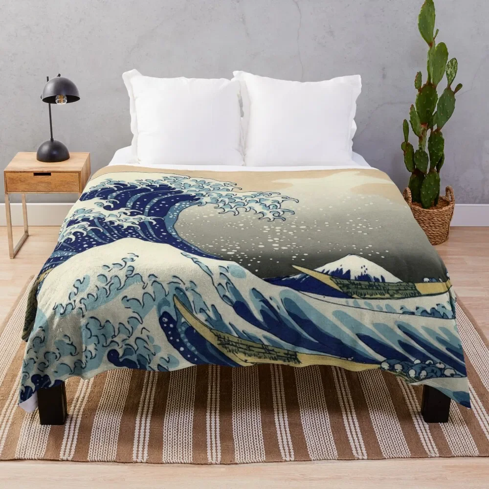 

The Great Wave Throw Blanket Heavy Picnic Blankets