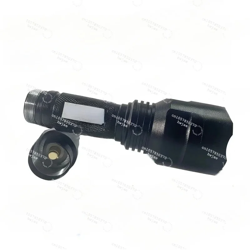 Battery Powered UVC UVA Flashlight 250-260nm Short Long Wavelength Portable UV Light Lamp