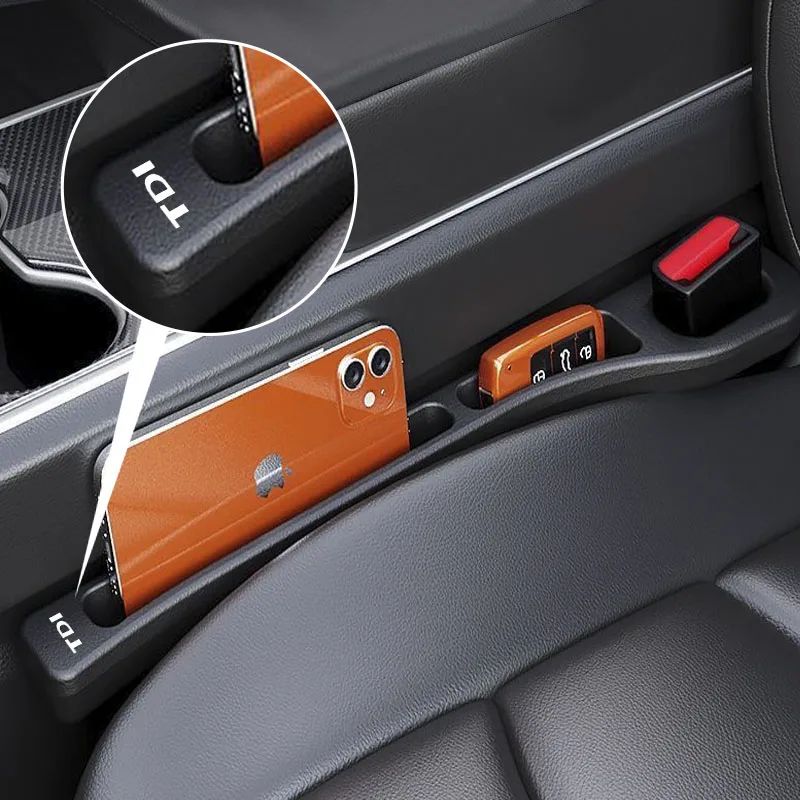 

2 pcs car seat splicing plug strips car gap fillers, safety seat storage racks For Volkswagen VW TDI golf passat tiguan polo