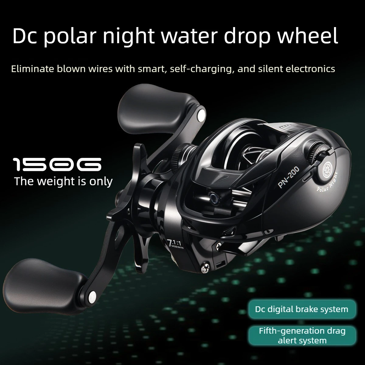 Water Drop Wheel Novice Anti-fried Line Luya Fishing Wheel Carbon Ultra-light Fish Wheel Only 150g