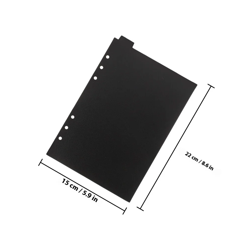 Picture 6: 10Pcs Loose-Leaf Binder Dividers Plastic Index Tabs Detachable Notebook Page Dividers Organizer for Office School File