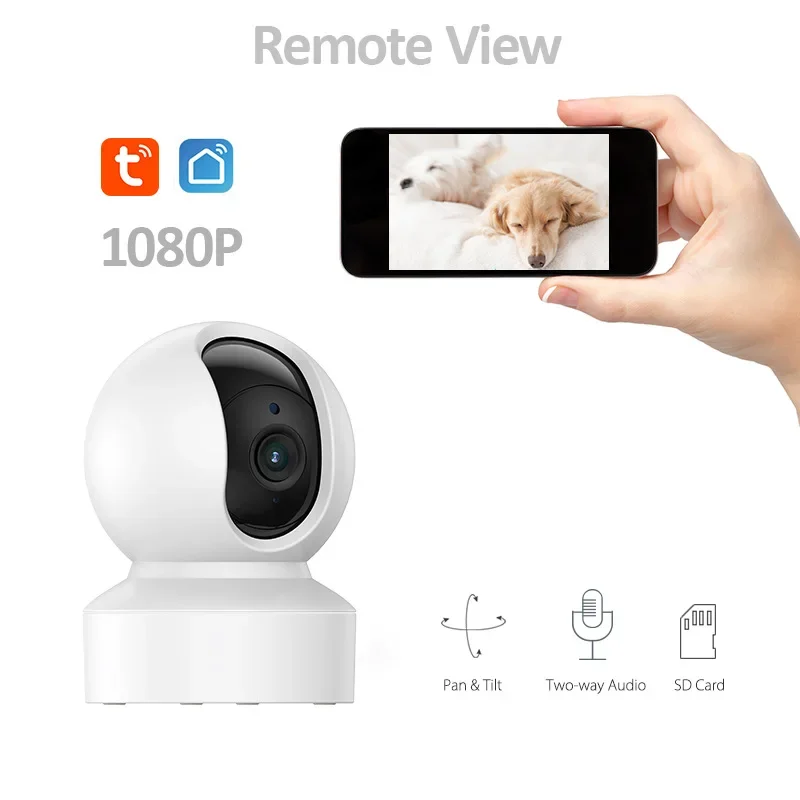 Tuya  WiFi Mini Camera 2K 3MP Full HD Indoor Security IP Camera Two WAYS Talk Baby Monitor Surveillance AI Auto Tracking Cam