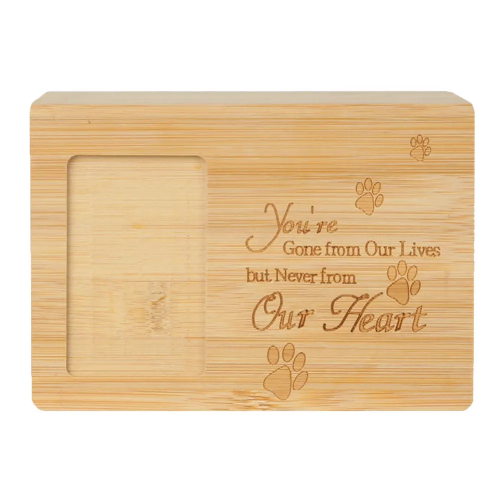 

Маленькая урна для праха домашних животных из бамбука: легкая, прочная, не деформируется, с гладкой поверхностью, однотонная, памятный подарок-сувенир для питомца