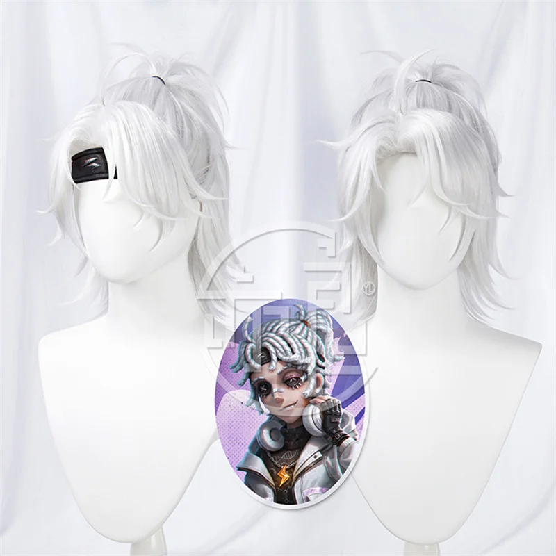 

Game Identity Ⅴ Survivor Prisoner Luca Balsa Cosplay Wig Paranormal Detective Skin Heat Resistant Synthetic Hair Halloween Party