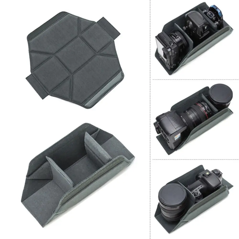 

Moisture Proof Camera Lens Inner Bag Shock Absorption Scratch Resistant DSLR Protection Storage Case Wear Resistant