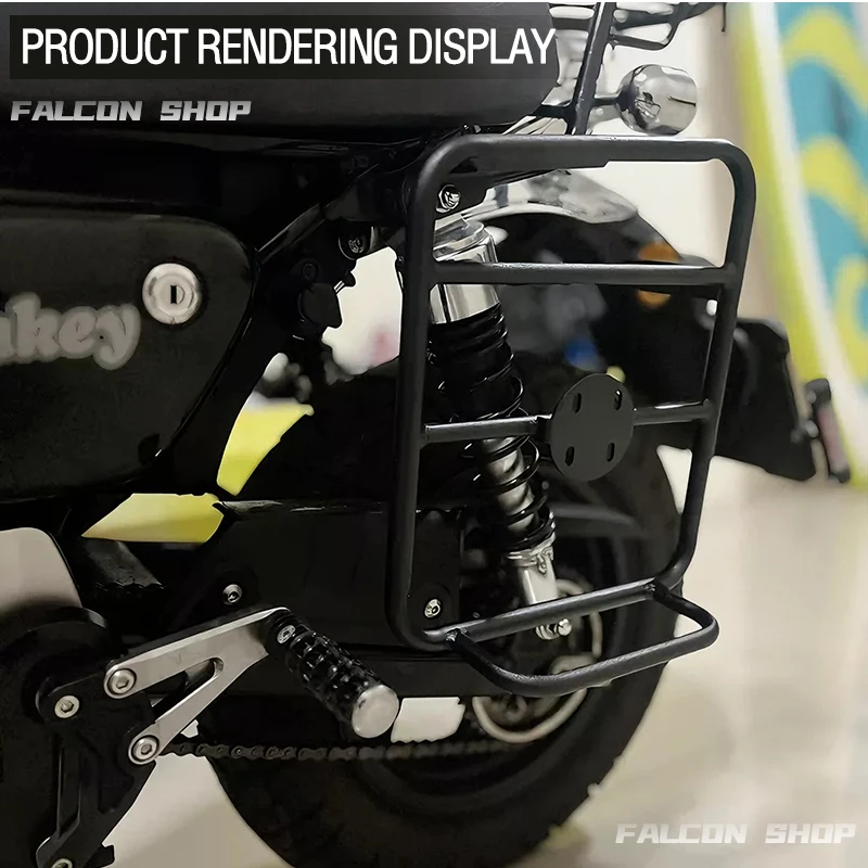 Suitable for Honda Monkey 125 modified side luggage rack 2018 2019 2020 2021 2022 2023 2024 2025 saddle rack