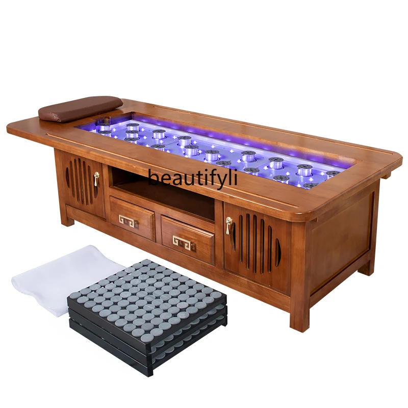 Smokeless moxibustion bed, traditional Chinese medicine fumigation physiotherapy beauty salon special sweat steaming bed