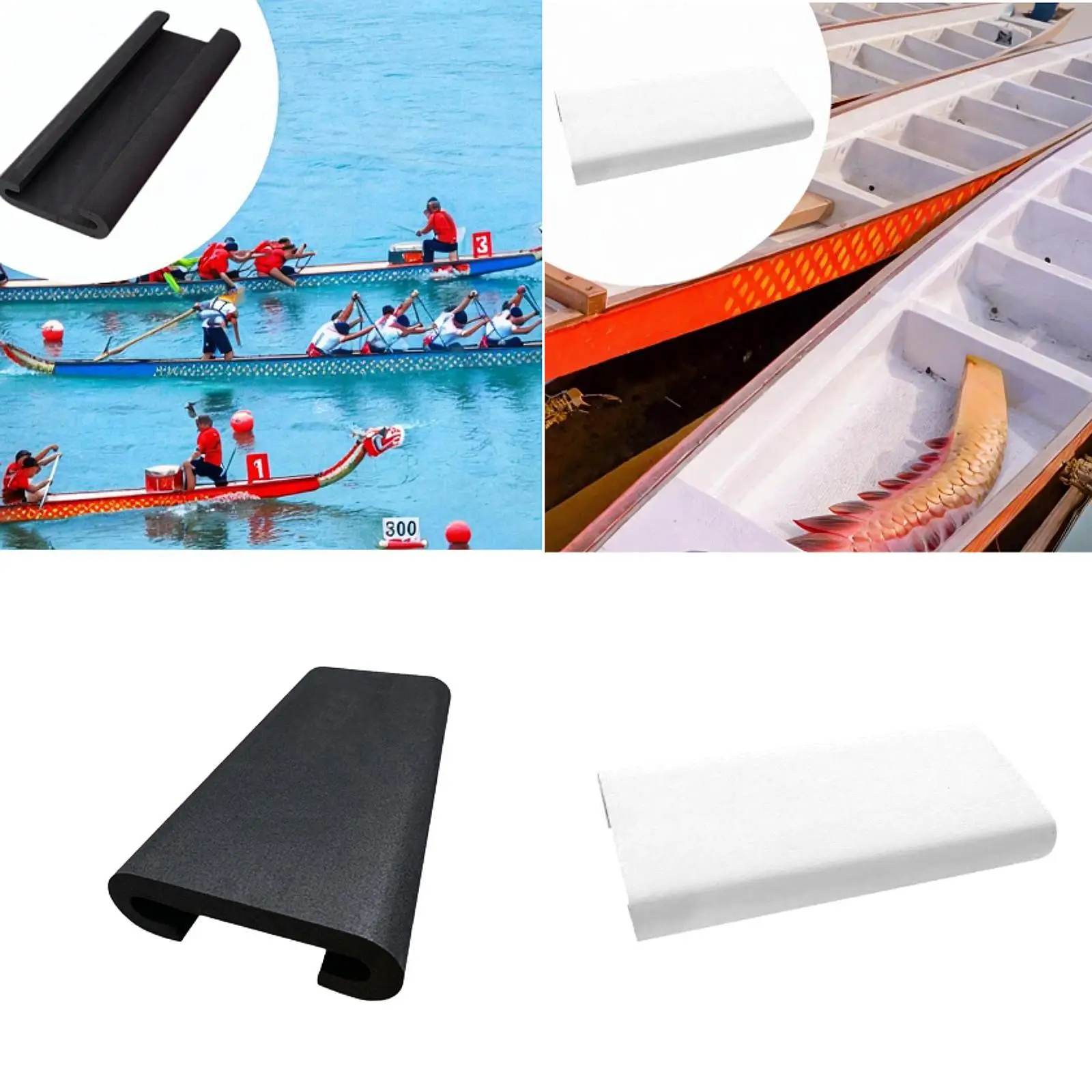 Dragon Boat Seat Cushion Comfort Protector Anti Slip Dragon Boat Saddle for Competition Kayak Rowing Tools Outdoor Watersports