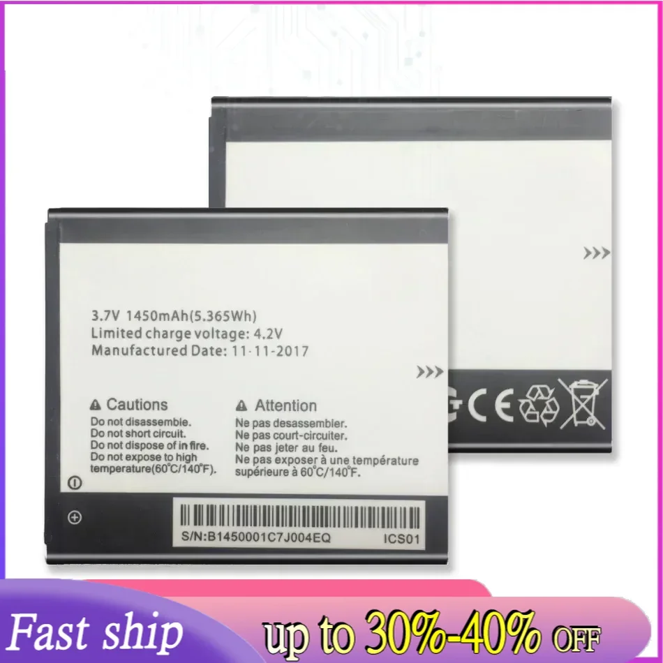 TLI014C7 Cell Phone Battery For Alcatel Onetouch Pixi First 4024D 4.0