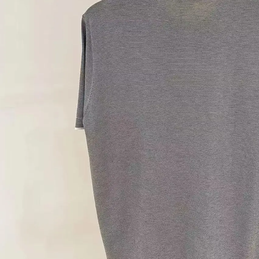 Italian Embroidery Old Money BC Men's Knitted Short Sleeve Casual Crew Neck T-Shirt