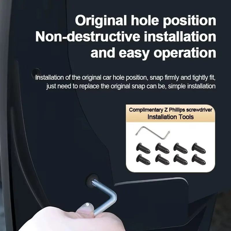 

Mud Flaps For GWM Haval H6 Accessorios 4th Gen 2024 2025 Anti-splash Front Rear Fender Wheel Covers Guard Mudguards Accessories