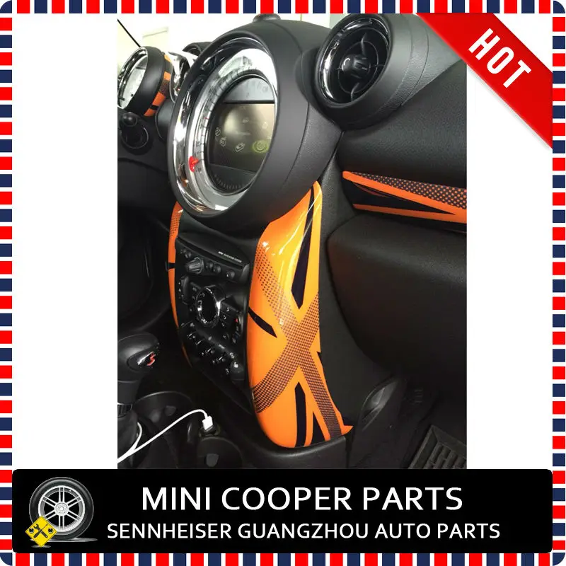 Brand  New ABS Material UV Protected Mini Ray Style Pure Color Console Cover for mini cooper Countryman R60 paceman R61