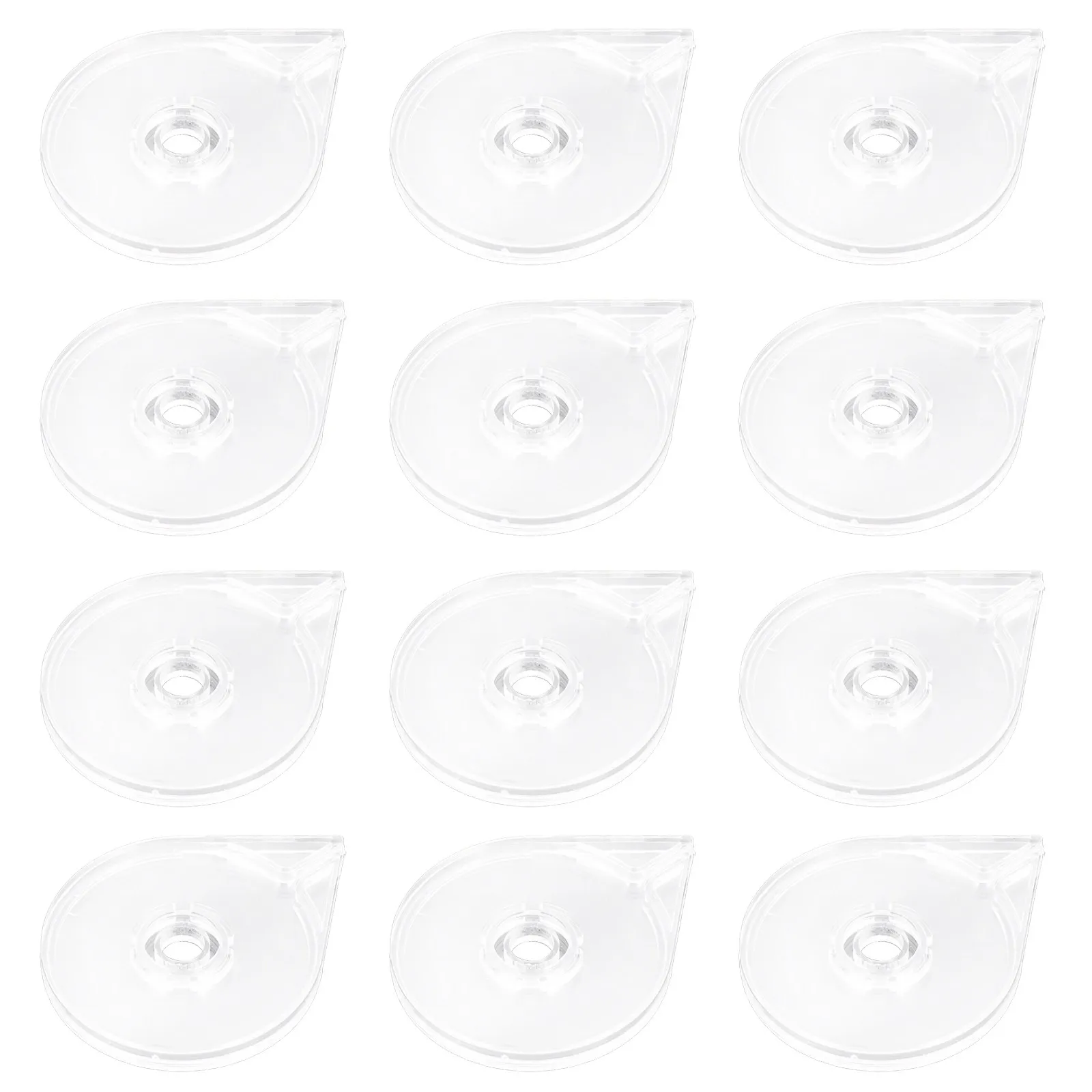 12pcs Metal Wire Nail Art Tape Dispenser with Plastic Case – Easy DIY Manicure Striping Tool for Salon & Home