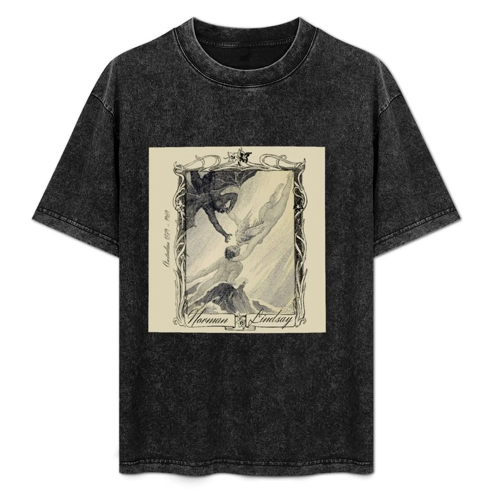 

Painting , Norman Lindsay T-Shirt anime figures rapper graphic tees men t shirts high quality