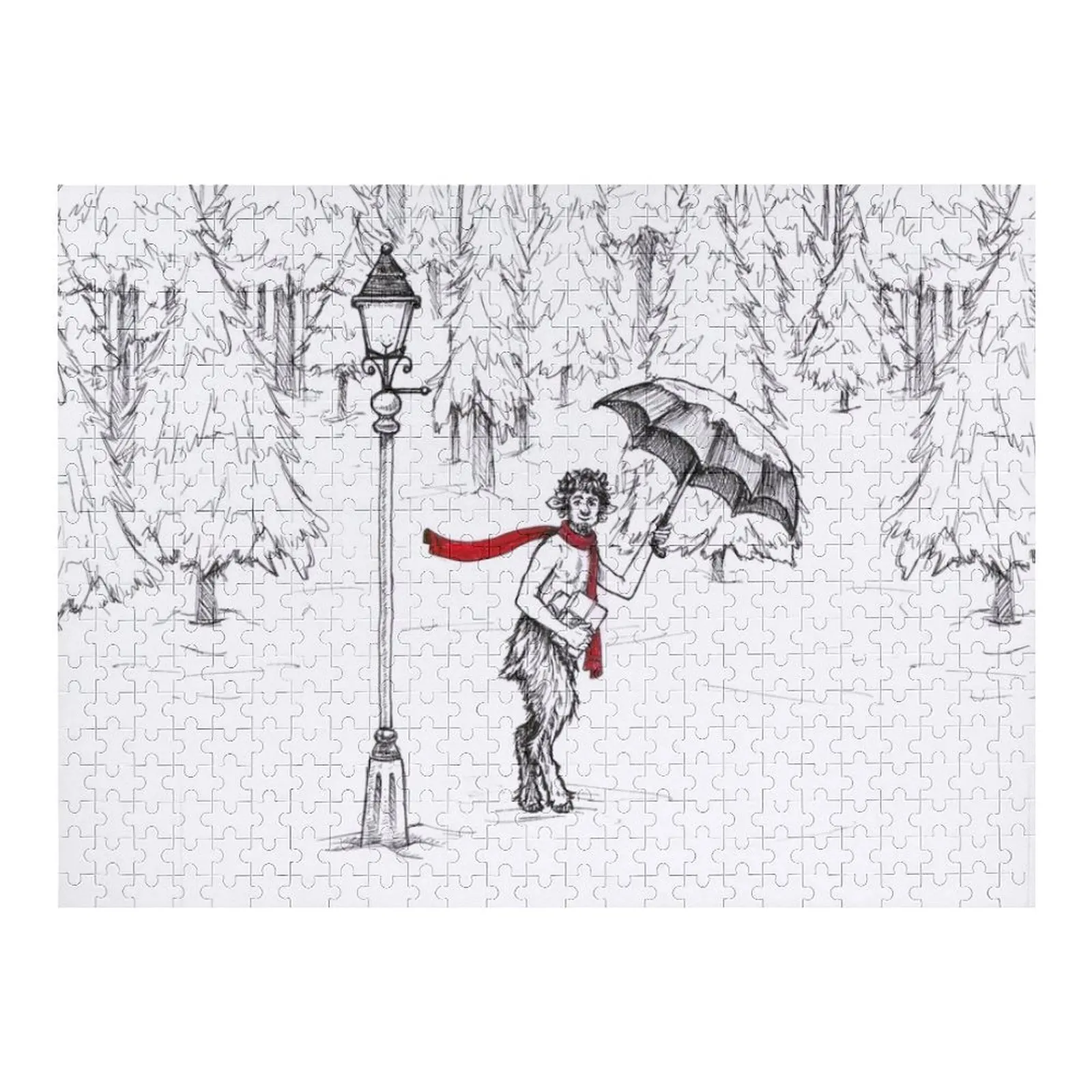 

The Lion, The Witch, and the Wardrobe, Chronicles of Narnia Mr. Tumnus Jigsaw Puzzle Wooden Adults Customized Kids Gift Puzzle