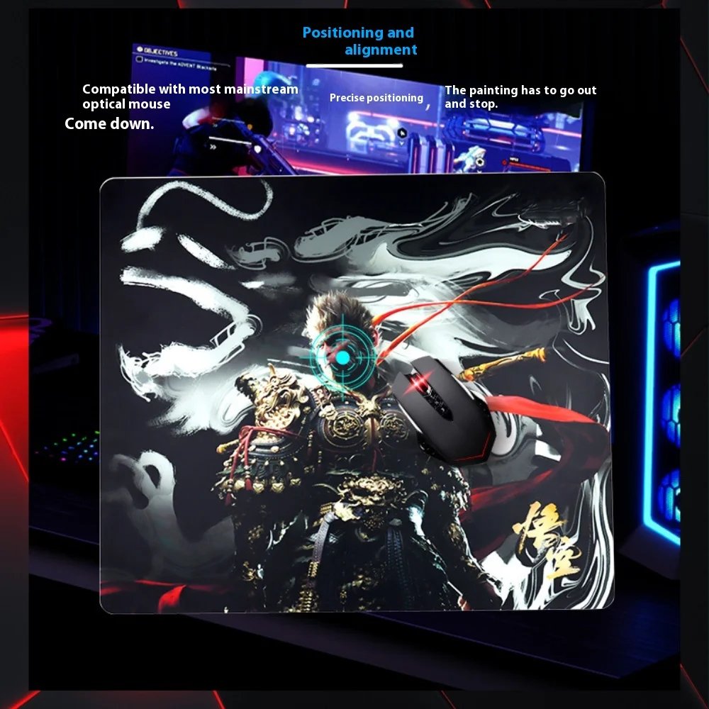 

250X200X3.2Mm Ultra-Light Rounded Glass Mouse Pad Tempered Glass E-Sports Glass Mouse Pad Custom Factory