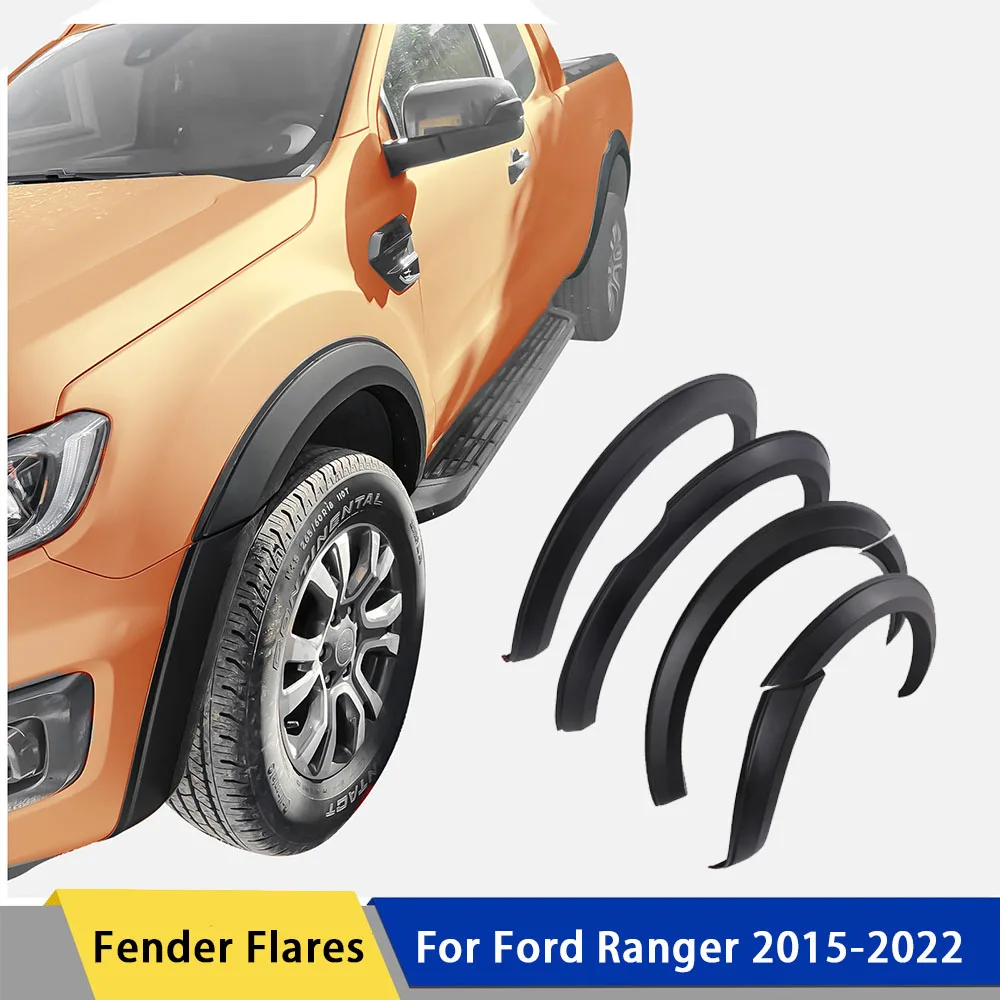 OEM Fender Flares Wheel Arch For Ford Ranger 2015-2018,2019-2022 T7 T8 Double Cabin Mudguards 4x4 Auto Part Accessories