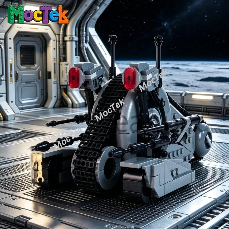 

Конструктор Snail Droid NR-N99 MOC: Научно-фантастический бронированный дроид-танк, набор для сборки, декоративный элемент для демонстрации