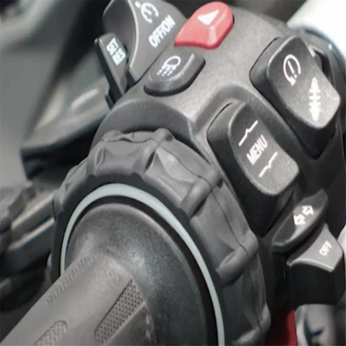 ABKB 멀티 컨트롤러 보호기 R1200GS R1250GS R1300GS S1000R F850GS LC ADV Adventure F900 용 고무 핸들 커버