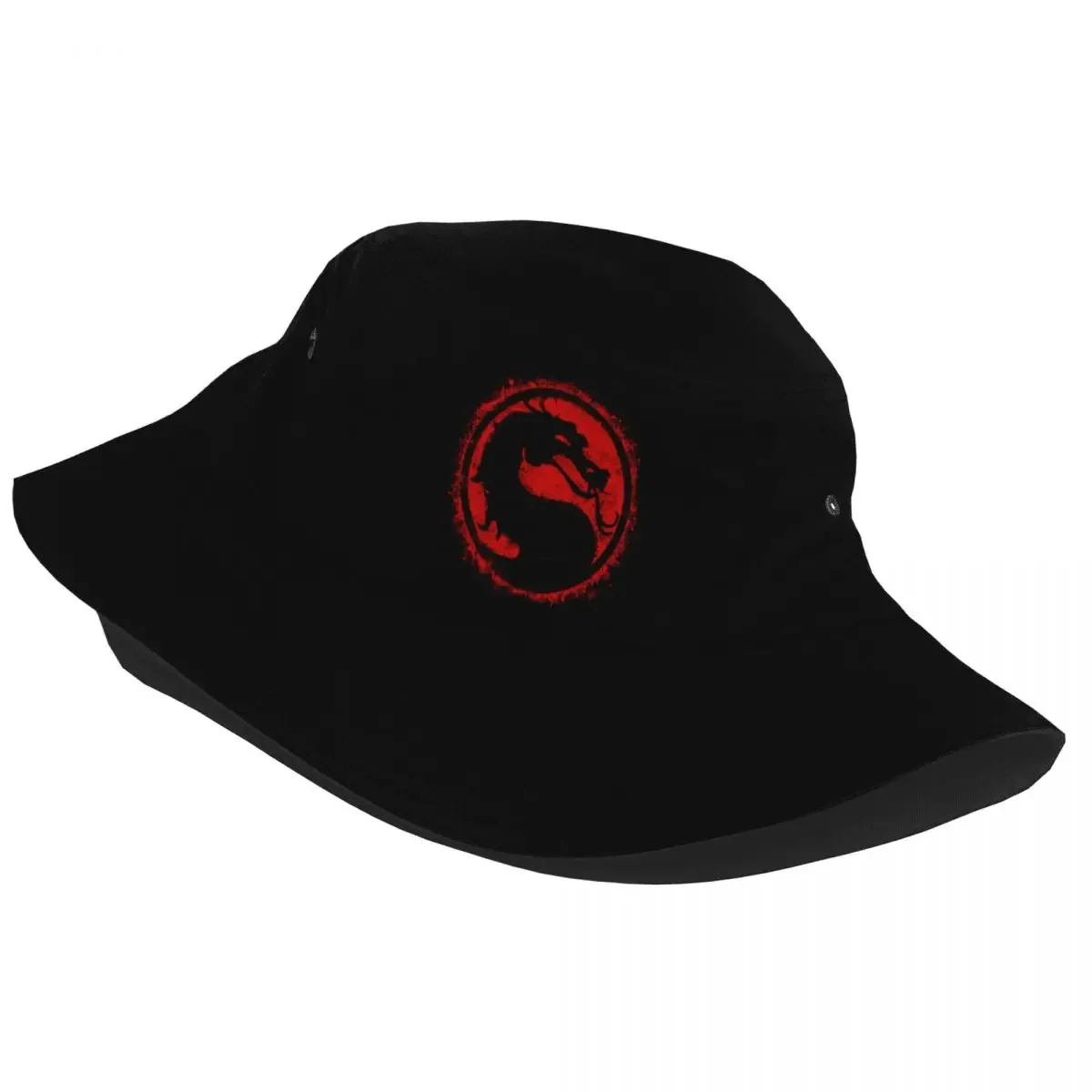 Woman Bucket Hat Mortal Kombat Splatters Beach Hatwear Lightweight Vacation Fishing Hat Game Panamka Dropshipping