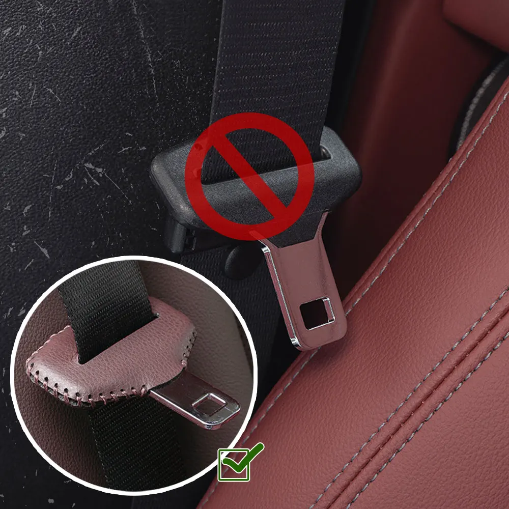 1pc Seat Belt Protection Sleeve Safety Buckle Cover Interior Accessories for BMW X1 X2 X3 X4 X6 F30 F34 G20 G30 1 3 5 7 Series