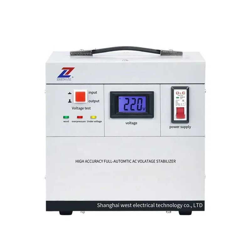 Regulator Stabilizer, TND-3000w Single Phase 3kw ,SVC Servo Intelligence Automatic AC Voltage,Highly Accurate,Portability