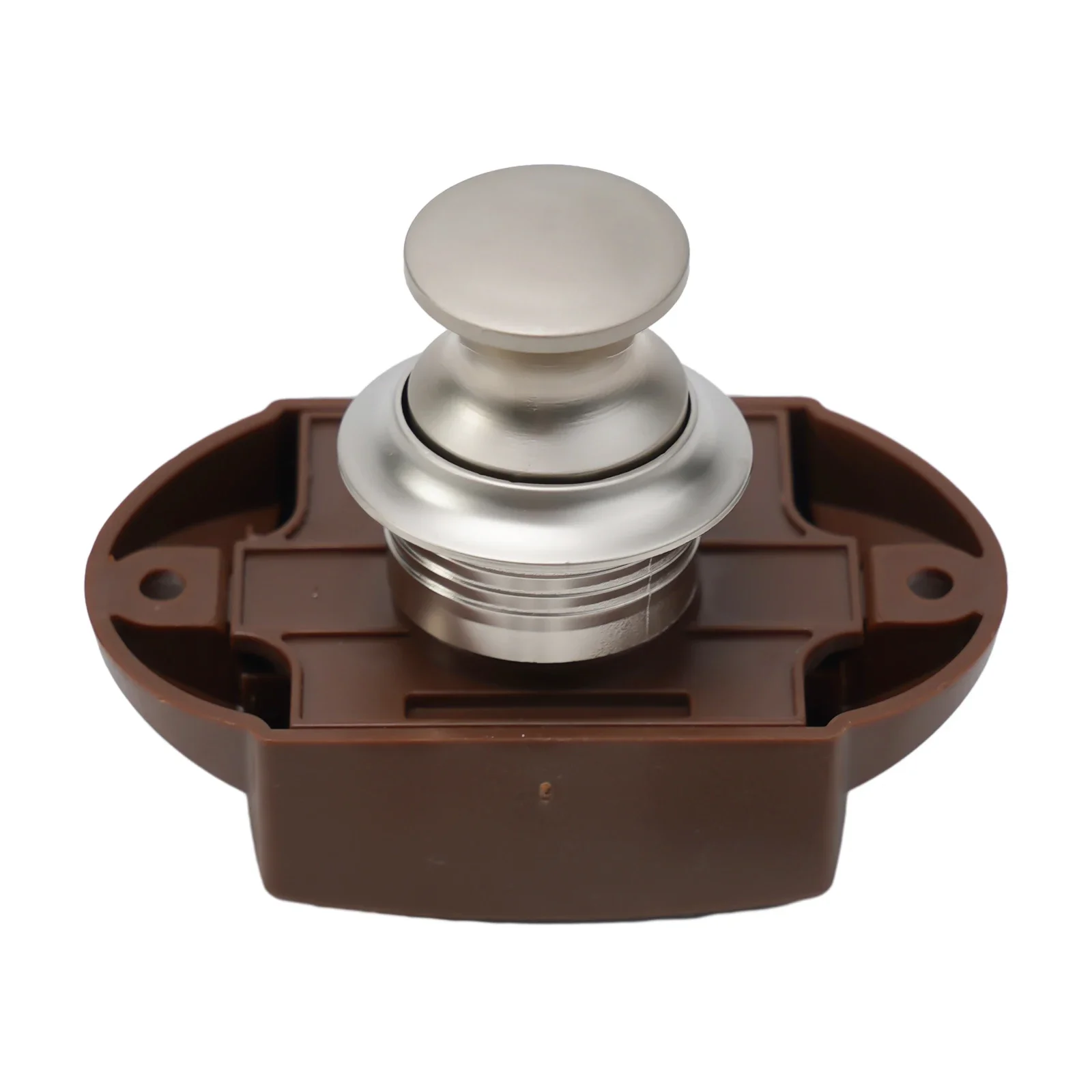 Push Button Catch Lock for Drawers and Cabinets Prevents Unwanted Openings Suitable for Boats RVs and Land Furniture