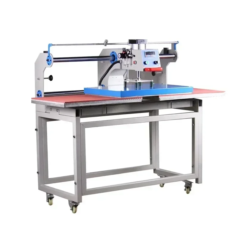 

Hot Sale Heat Transfer Printing Pneumatic Up Ironing Label Machine Hot Stamping