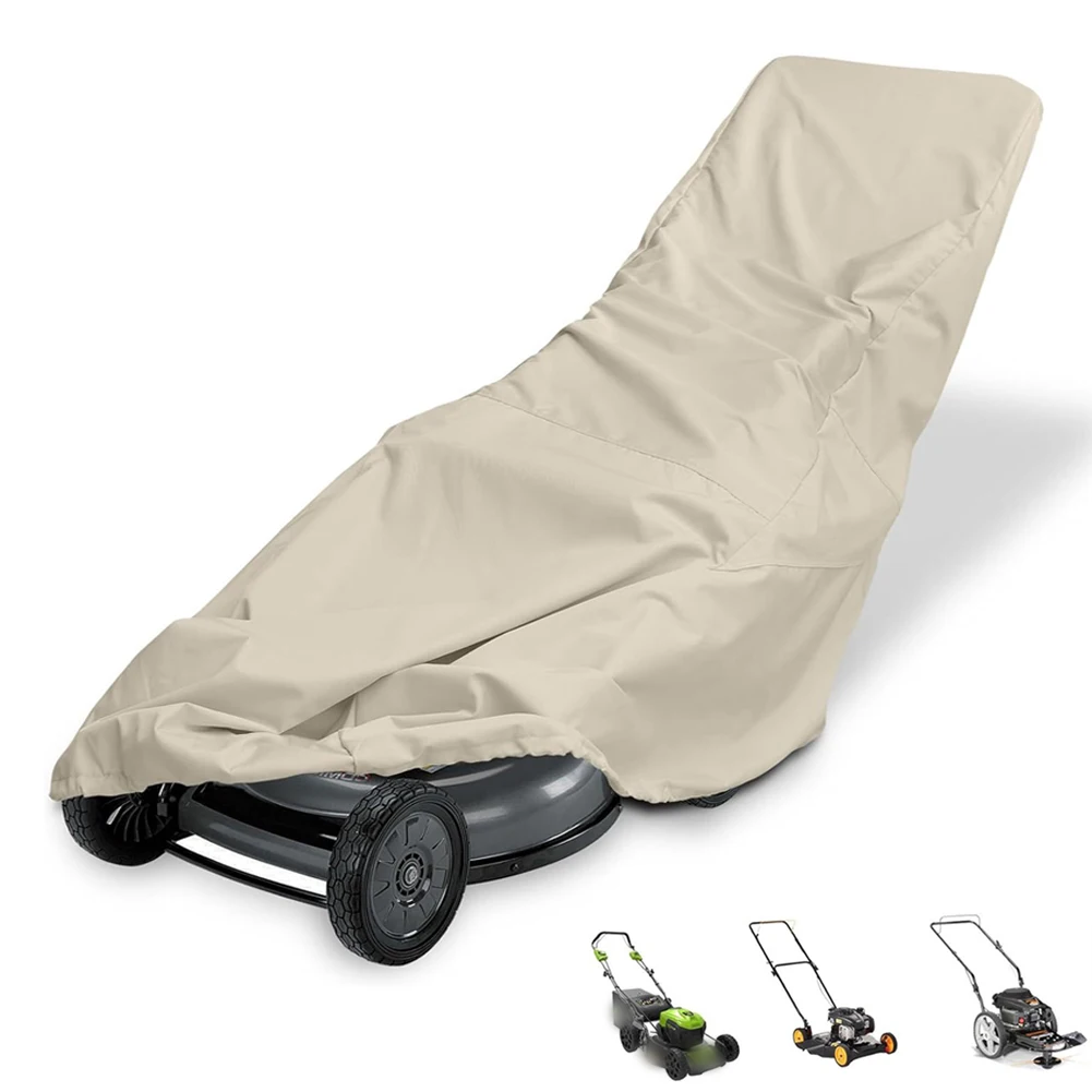 Lawn Mower Cover Oxford Waterproof Dustproof Cover For Most Mower 78*23*50 In Extend The Service Life Of Lawn Mowers