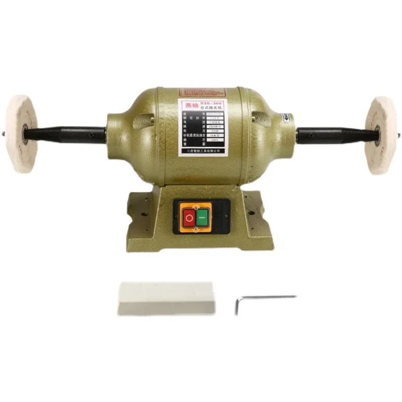 Desktop electric polisher/grinder，Polishing equipment for metal, acrylic, hardware, and ceramic surfaces: 220V