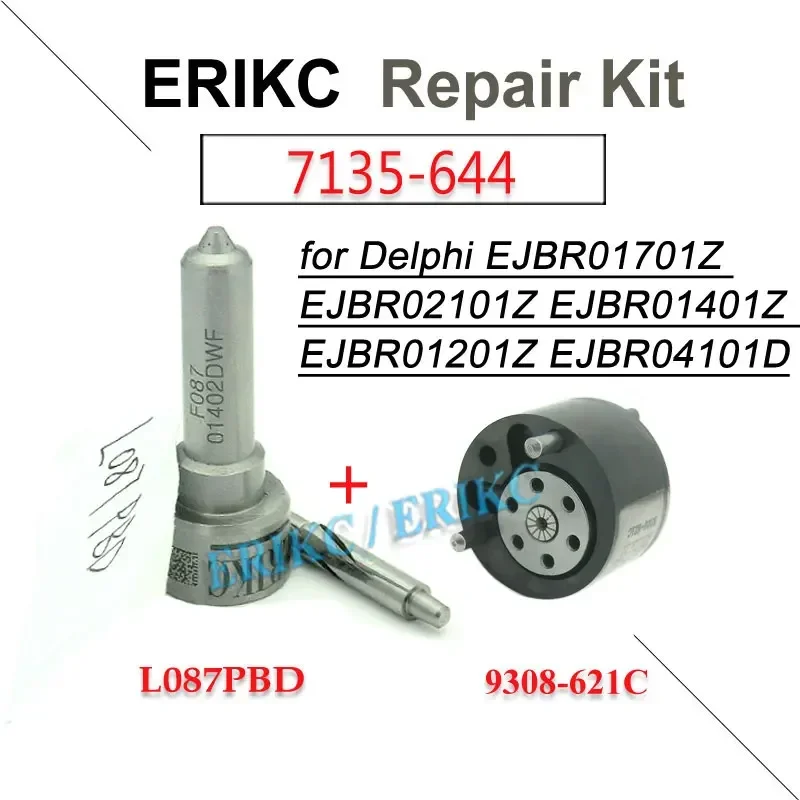 NOZZLE L087PBD L087PRD INJECTOR VALVE 9308-621C REPAIR KIT 7135-644 FOR EJBR01701Z EJBR04101D EJBR01401Z EJBR01201Z EJBR02101Z