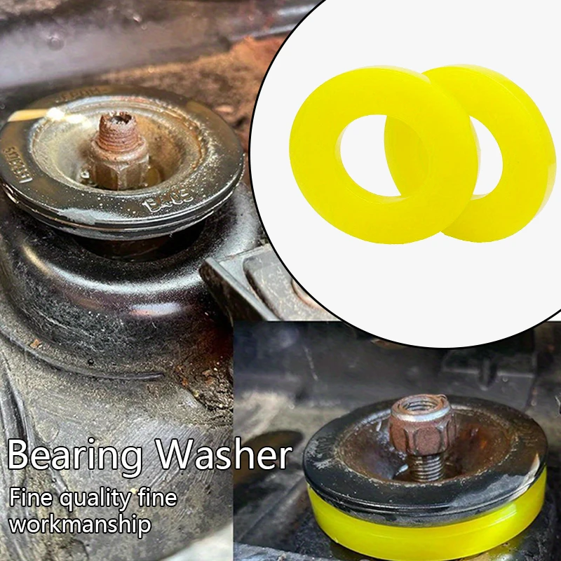 

Car Strut Pad Rubber Bushing Dampers Universal Front Strut Tower Mount Suspension Shock-Absorbing Bearing Washer Over Bump