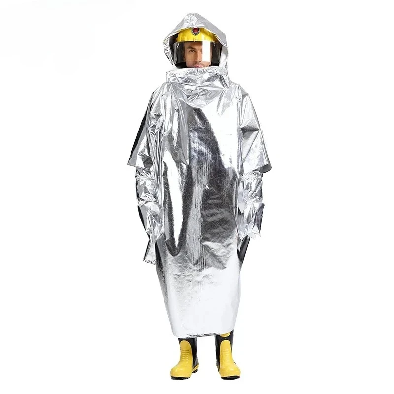 

2025/CG Aluminized Fire Proximity Fireman Suit Poncho