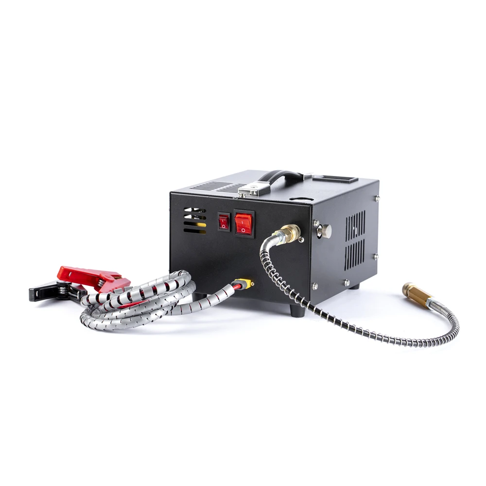 

Portable 300bar 4500psi 30Mpa PCP Air Compressor 12v Including 110v 220v To 12v Power Transformer For Paintball