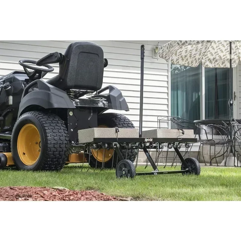 Jaminan keaslian.45-0295 Dethatcher Rumput 48 Inci, Sedang, Hitam..RUMAH