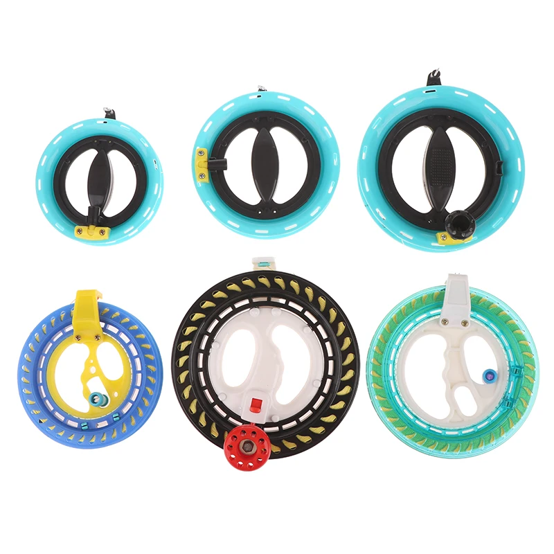 1 Piece Outdoor Round Grip For Fying Kites 100-400M Kite Reel Winder Fire Wheel String Flying Handle Tool Twisted String Line