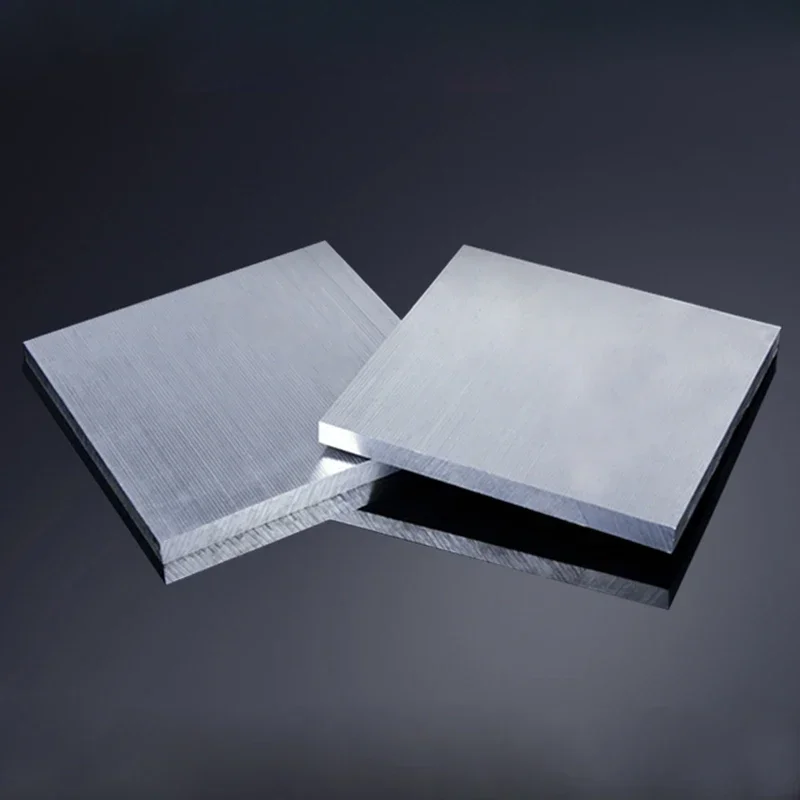 1pc 7075 Aluminum Al Alloy Shiny Polished Plate Sheet 0.5mm * 100mm * 100mm for CNC processing materials customized