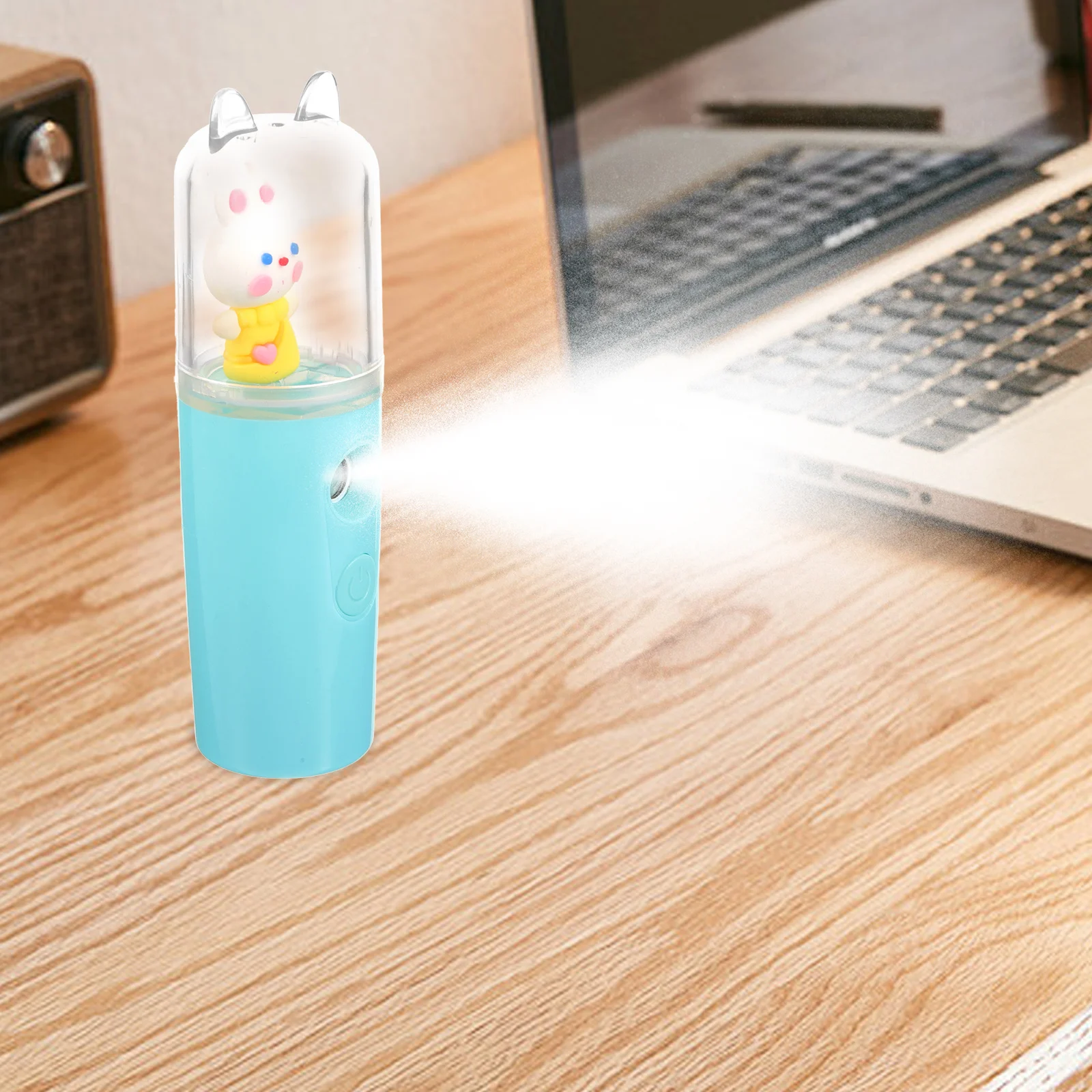 جهاز بخار الوجه المحمول 35 مل، جهاز ترطيب الوجه المحمول مع ارتفاع ضغط الأكسجين النفاث، ترطيب اشراق البخار اللطيف للاستخدام اليومي #2