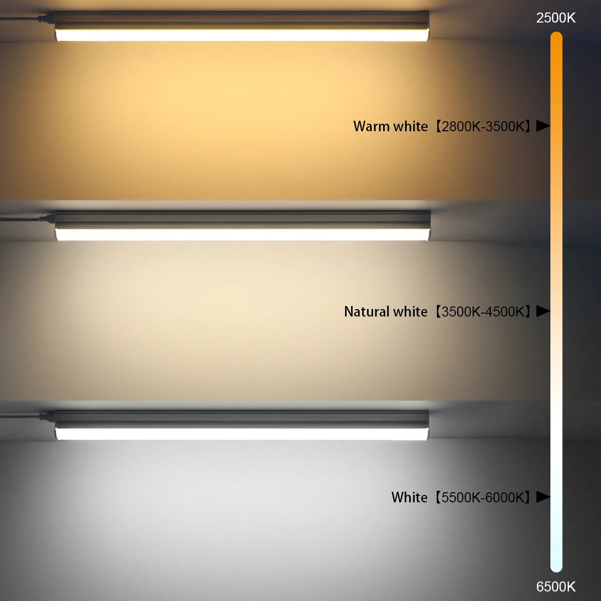 50 سنتيمتر T5 LED أنبوب ضوء AC85-265V ، 2835 SMD حماية العين لا وميض ، استبدال ضوء الفلورسنت للمنزل ، المكتب ، المتجر ، الفندق