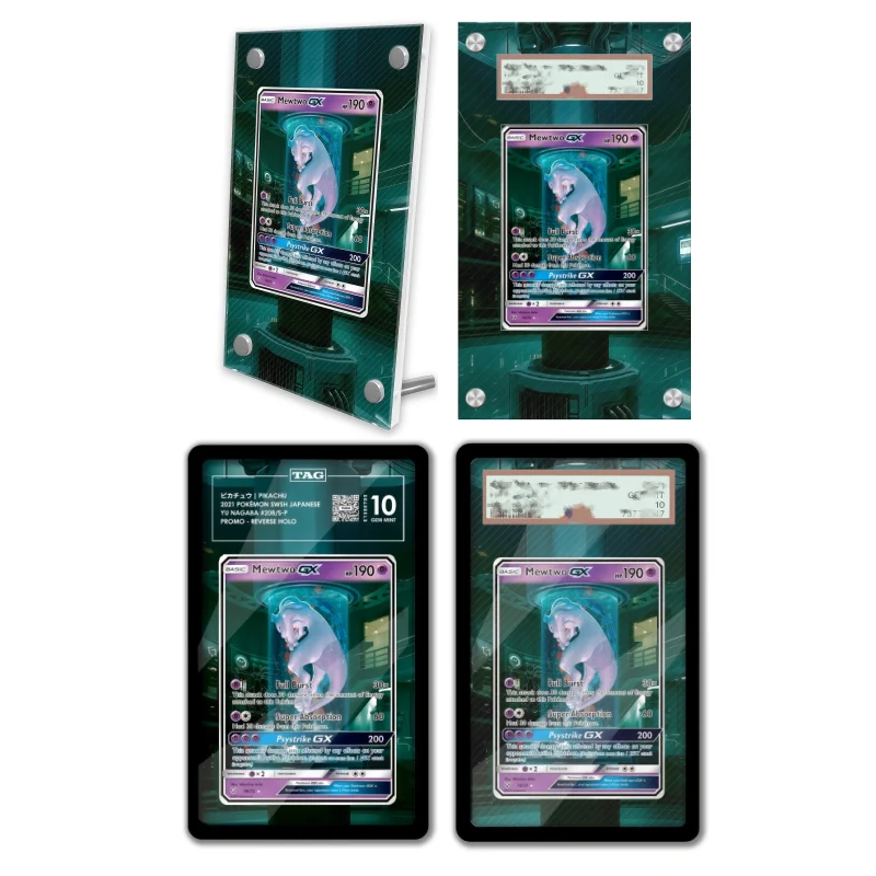 display-de-arte-anime-para-pokemon-shining-legends-mewtwo-estojo-protetor-de-acrilico-para-arte-de-jogo-anime-chaveiro-brinquedo-de-nivel-de-avaliacao