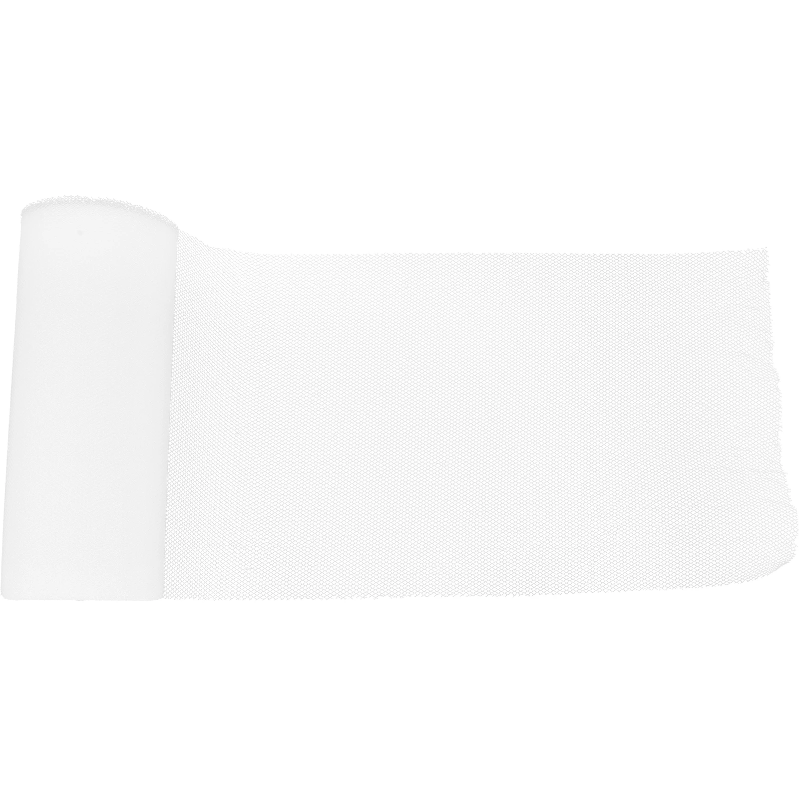 

Tulle Roll Mini Woman Organza Crafts White Ribbon Decoration Wedding The Banner