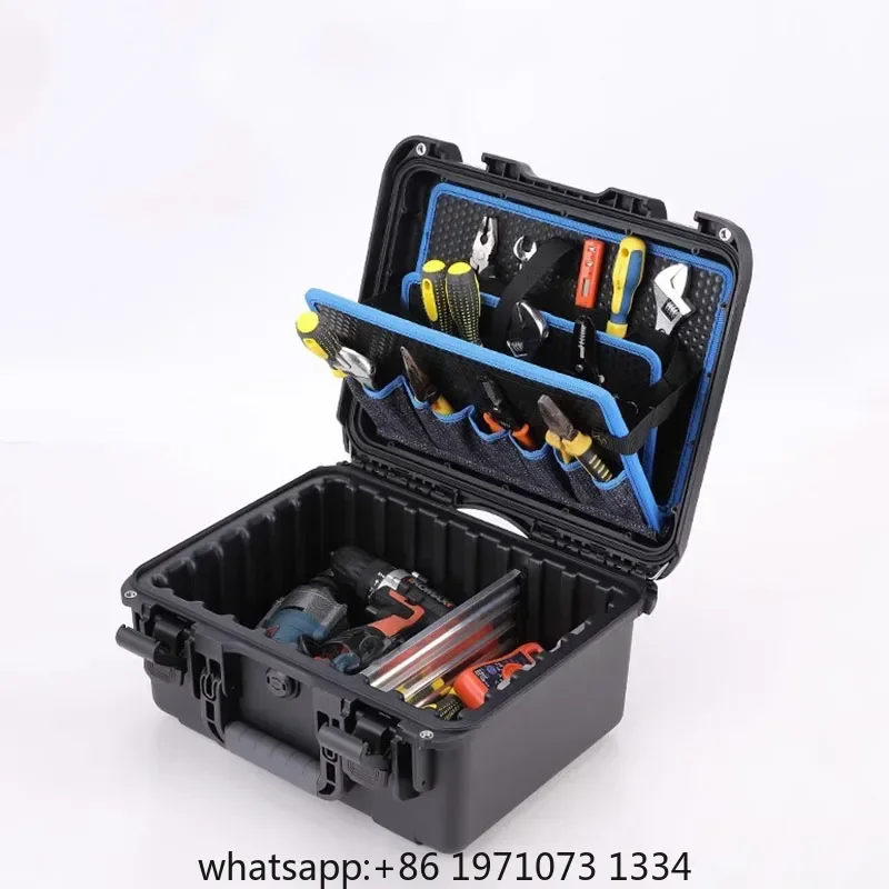 Multifunctional Industrial Toolbox Hardware Maintenance Combination Electrician Woodworker Portable Storage Tool Box Empty