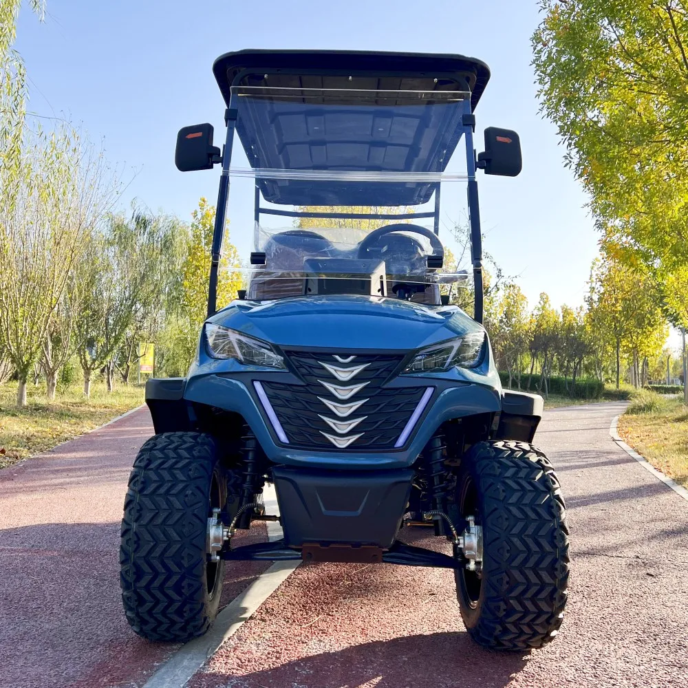 Affordable Chinese Golf Electric Carts for 6-Seater Sale Lithium 72V Custom Features Buggy With Comfortable Seats