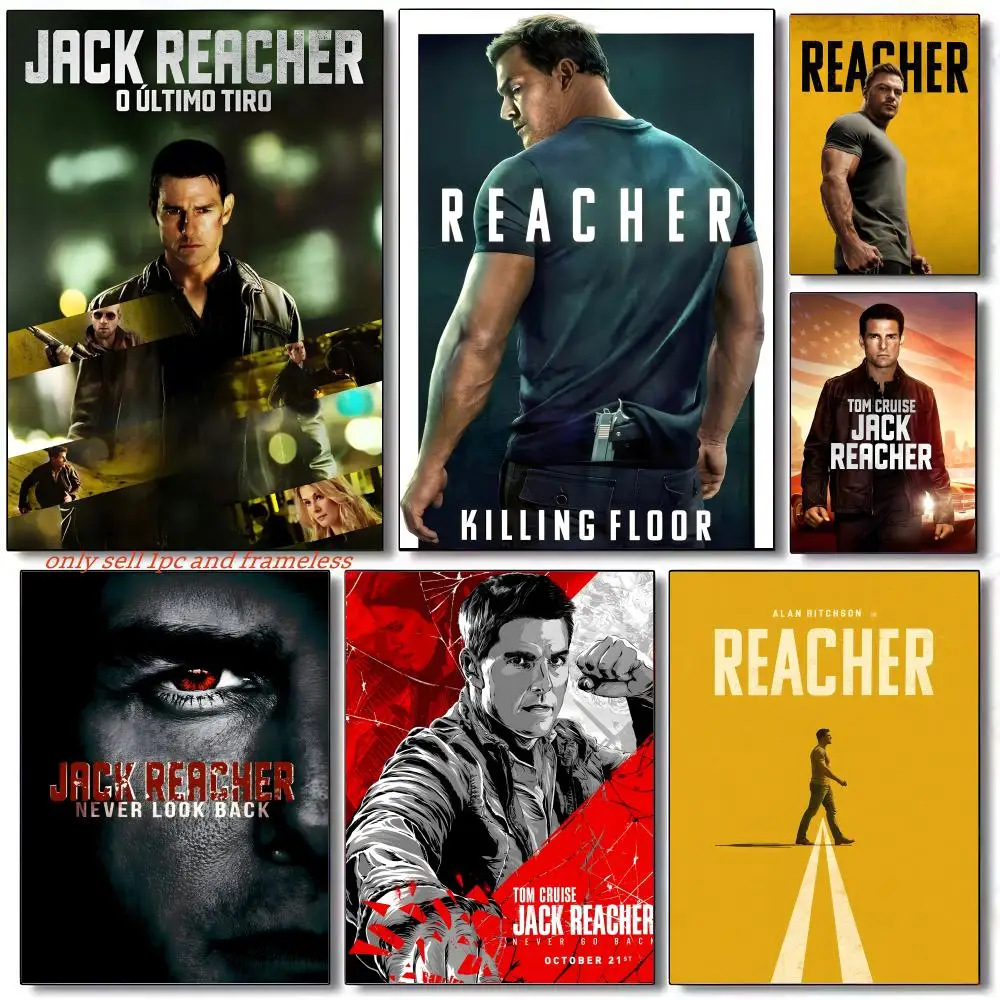 Action Thriller Movie Jack Reacher-A Poster Wall art poster paintings are suitable for clubs living rooms and bedroom
