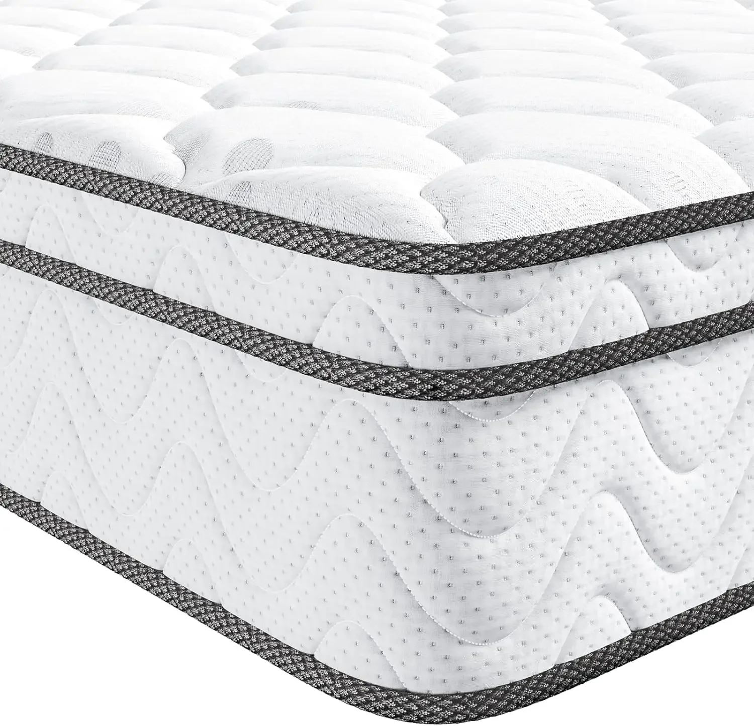 Full Size Mattress, 12 Inch Hybrid Full Mattress in a Box, Double Mattress with Memory Foam and Pocket Spring, Ergonomic Design