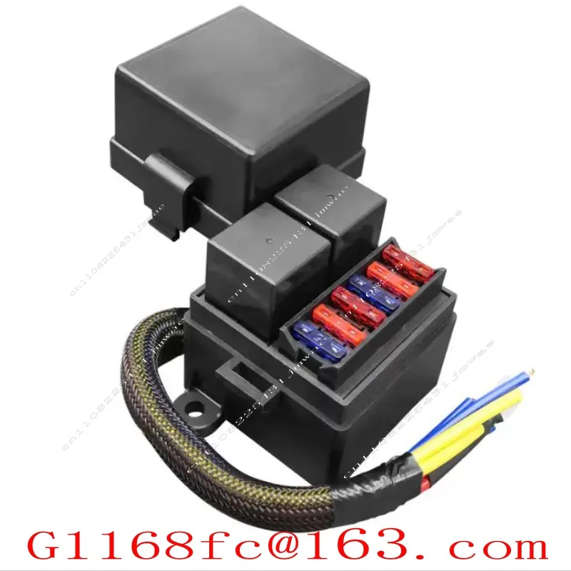 12V24V Car RV Spotlight Circuit Modification, 6-way Relay, 2-way Insurance Power Control Fuse Box